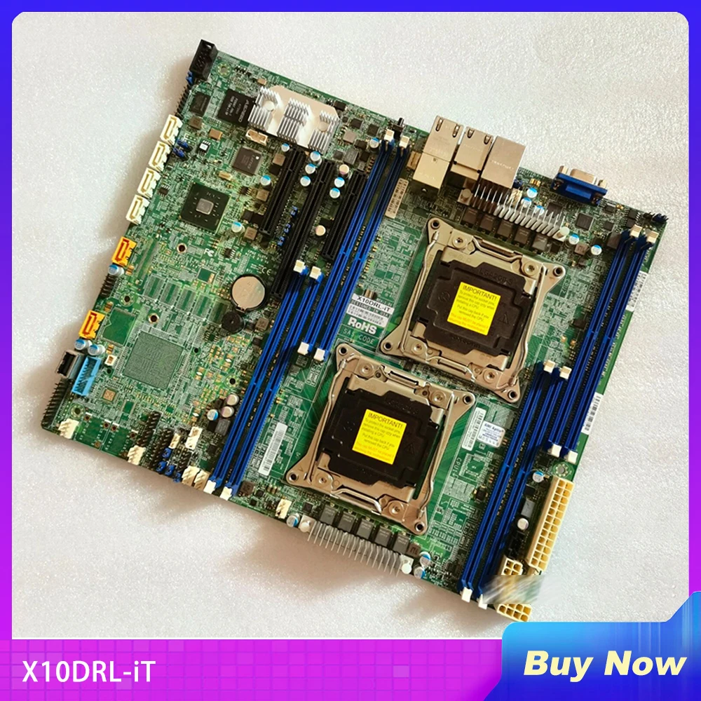X10DRL-iT для Supermicro сервера ATX материнская плата E5-2600 v4/v3 семейство с двумя портами GbE