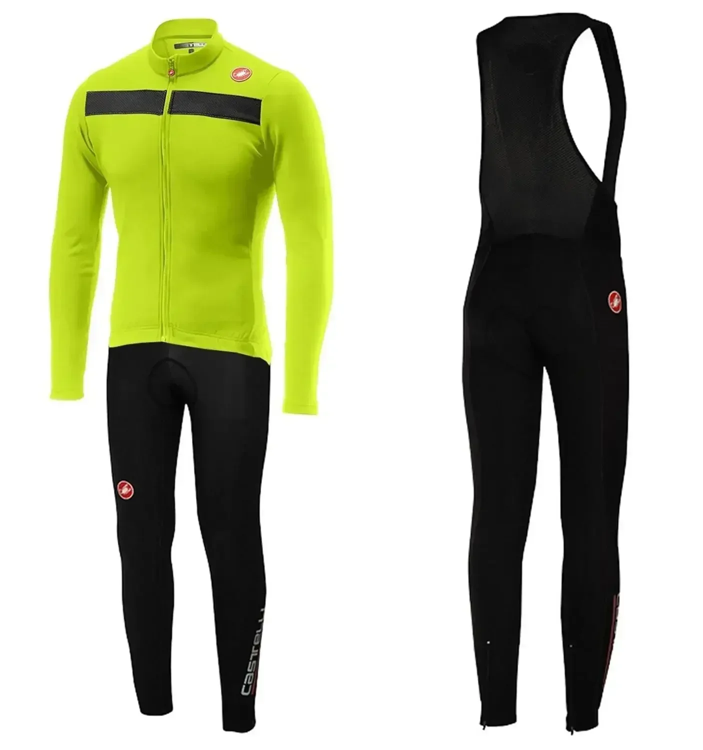 Осенний велосипедный трикотаж с длинными рукавами Puro штаны-комбинезон