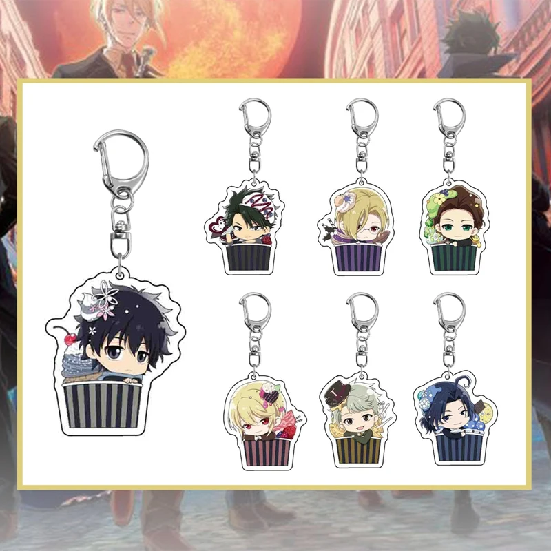 

Anime Moriarty The Patriot Acrylic Pendant Key Ring Fan Collection Gift For Women Men And Kids Keychain Cartoon Figures