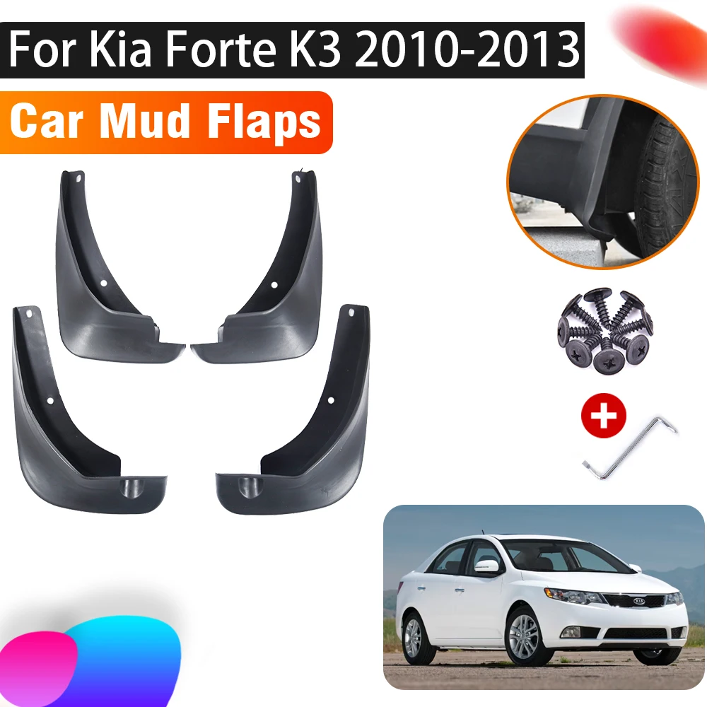 4 шт. брызговики для Kia Forte TD Cerato 2010-2013 2011