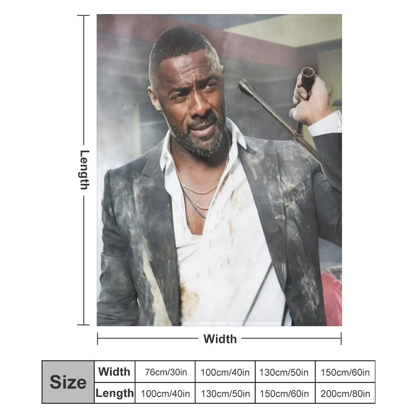 Одеяло idris elba туристические рождественские подарки модные утяжеленные одеяла