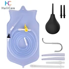 Многоразовая сумка для клизмы, ороситель для косточек, Женская гигиена, уход за здоровьем, потеря веса, силиконовая вода, Детокс-душ, Анальный телефон