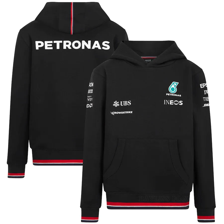 

2022 Petronas F1 Racing Team Hoodie Formula 1 Car Fans Men's Sweater Fleece Keep Warm Softshell Jacket