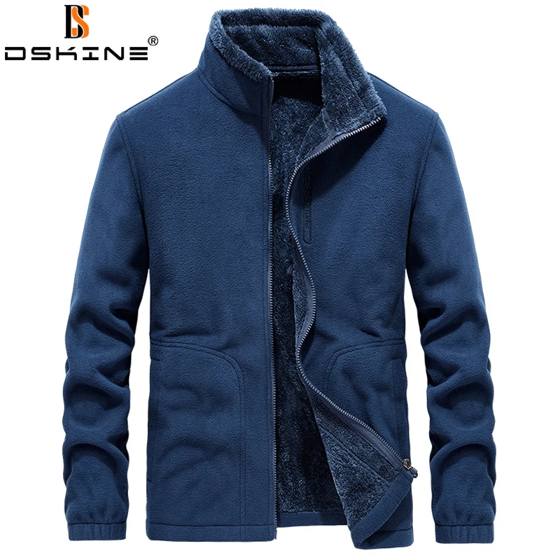 

Heren Herfst Fleece Jas Dikke Warme Tactische Uitloper Jas 2022 Nieuwe Winter Casual Mode Outdoor Winddicht Vest Jacket Mens