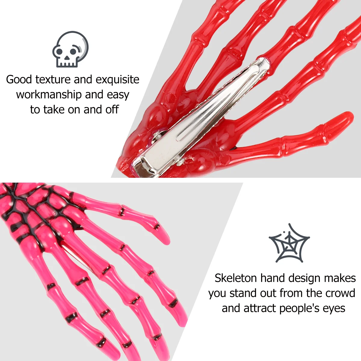 Рисунок 6 - флуоресцентные заколки для вол