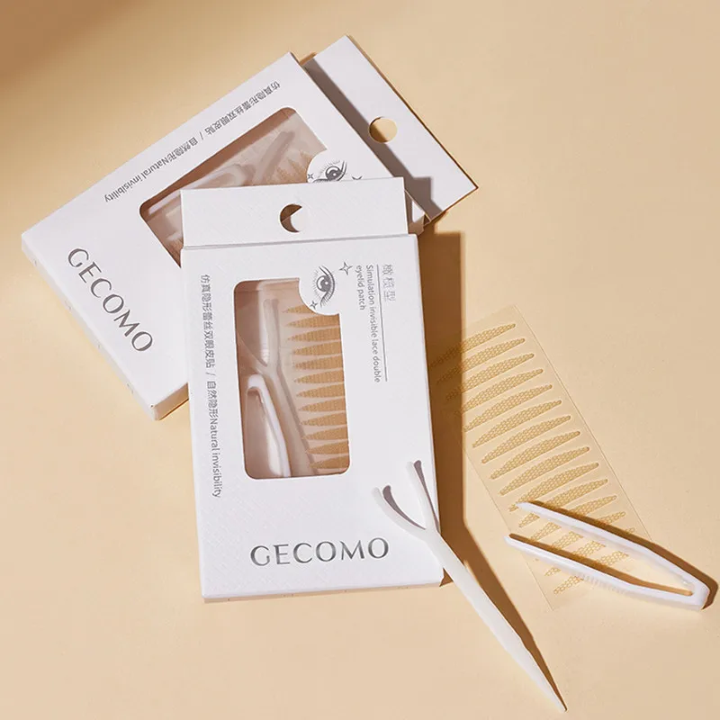 стр 450 sztuk podwójna taśma do powiek naklejka niewidoczna naturalna składana łatka na powieki samoprzylepne narzędzie makijażu oczu