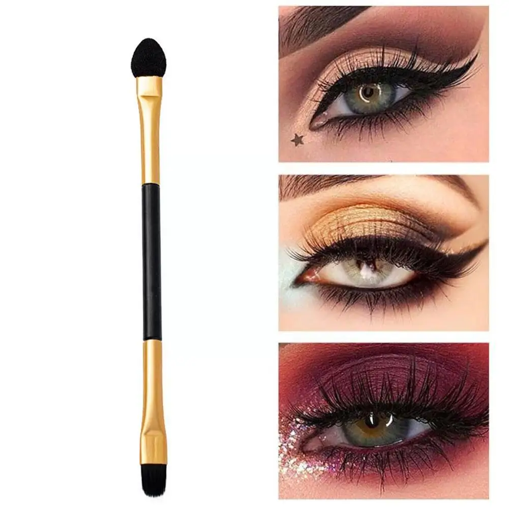 

Double-ended Eye Shadow Brush Sponge Head Eye Shadow Beauty Make Brush Gadgets Up Tool Brush Women Eyeshadow Q3J8