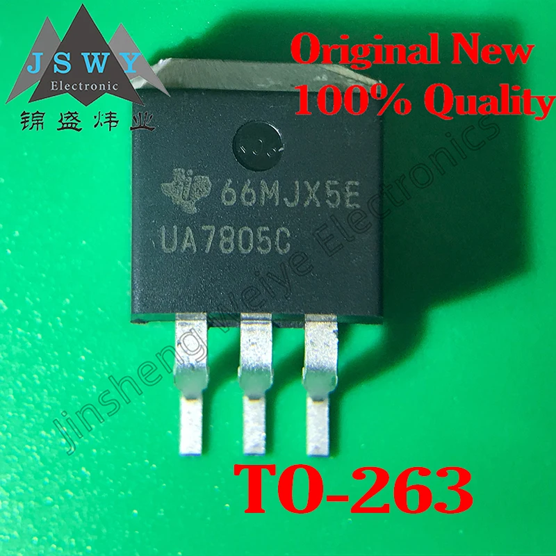 

5PCS UA7805C UA7805CKTTR three-terminal voltage regulator SMD TO-263 linear regulator chip 100% brand new genuine electronic
