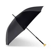 black long handle umbrella vintage cheap windproof uv adult protection business umbrella fashion paraguas mujer sunshades