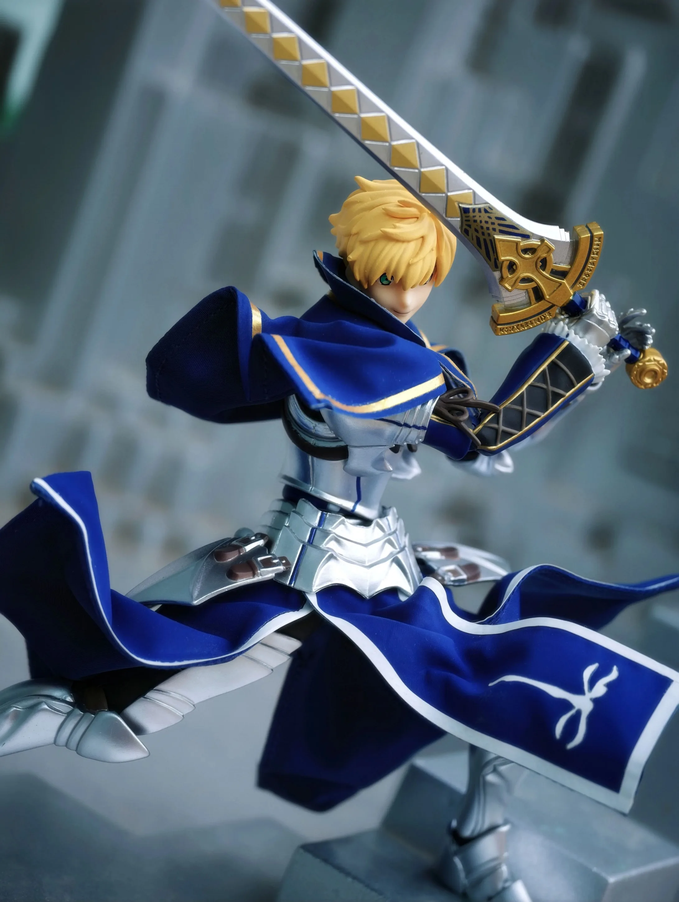 Фото Фигурка Figma Fate Arthur Pendragon Saber: юбка, плащ, одежда для аниме-фигурок, модель, игрушка, аксессуары, со встроенной проволочной каркасной поддержкой №3