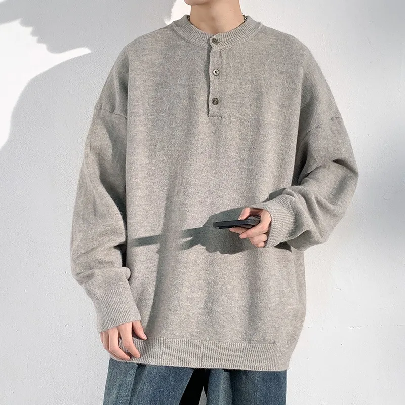 Мужская осенне-зимняя стильная модная толстовка с длинными рукавами больших