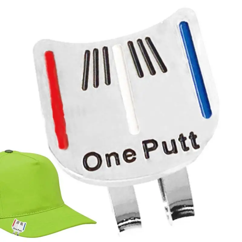 

Зажим для шапки для гольфа, металлический маркер для шапки, зажим для шапки, магнитный маркер для мяча для гольфа, товары для тренировок в гольфе для женщин, легко крепится к гольфу