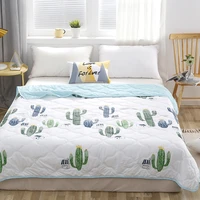 machine washable summer quilt single double kids adult air condition thin blanket washed cotton patchwork comforter