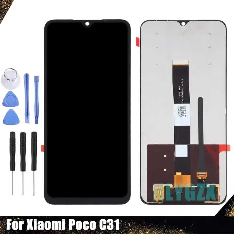 

ЖК-дисплей с сенсорным экраном и дигитайзером в сборе для Xiaomi Poco C31, Замена датчика, новинка, оригинал