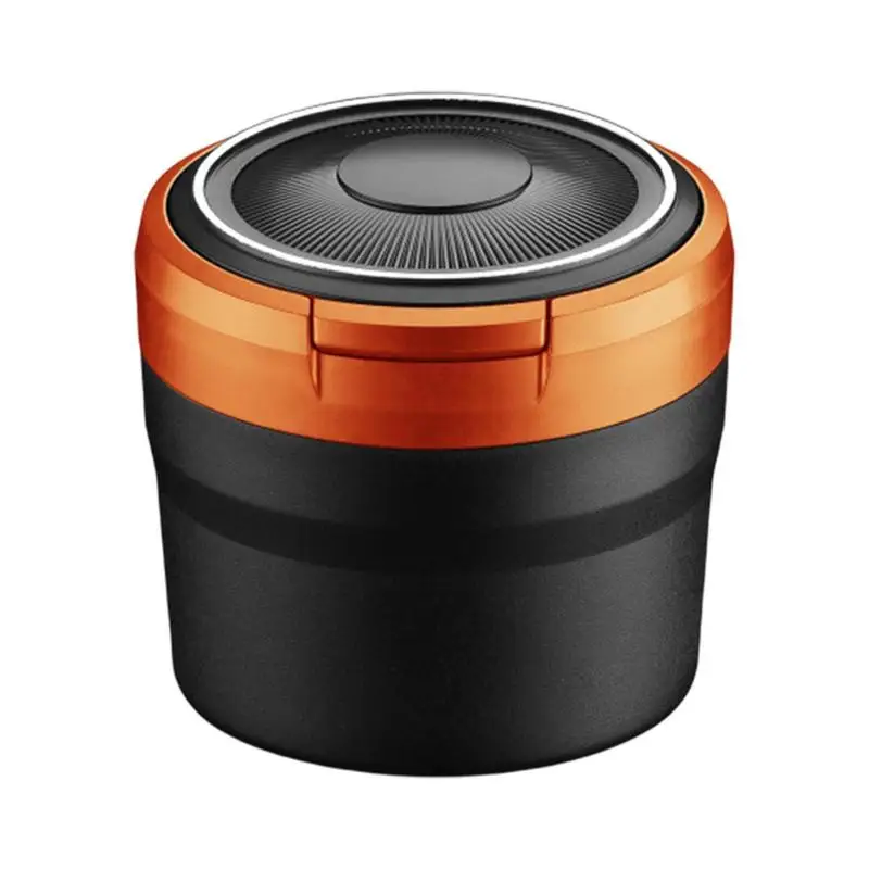 Женская Офисная портативная пепельница с крышкой автомобильная пепельница со светодиодной подсветкой для автомобиля и дома