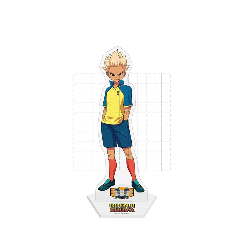 Фото Чрезвычайно горячее аниме INAZUMA ELEVEN 11, мини-фигурка, стоячая кукла Shiro Fubuki Asuto Inamori, маленькая акриловая подставка, оптовая продажа с фабрики №4