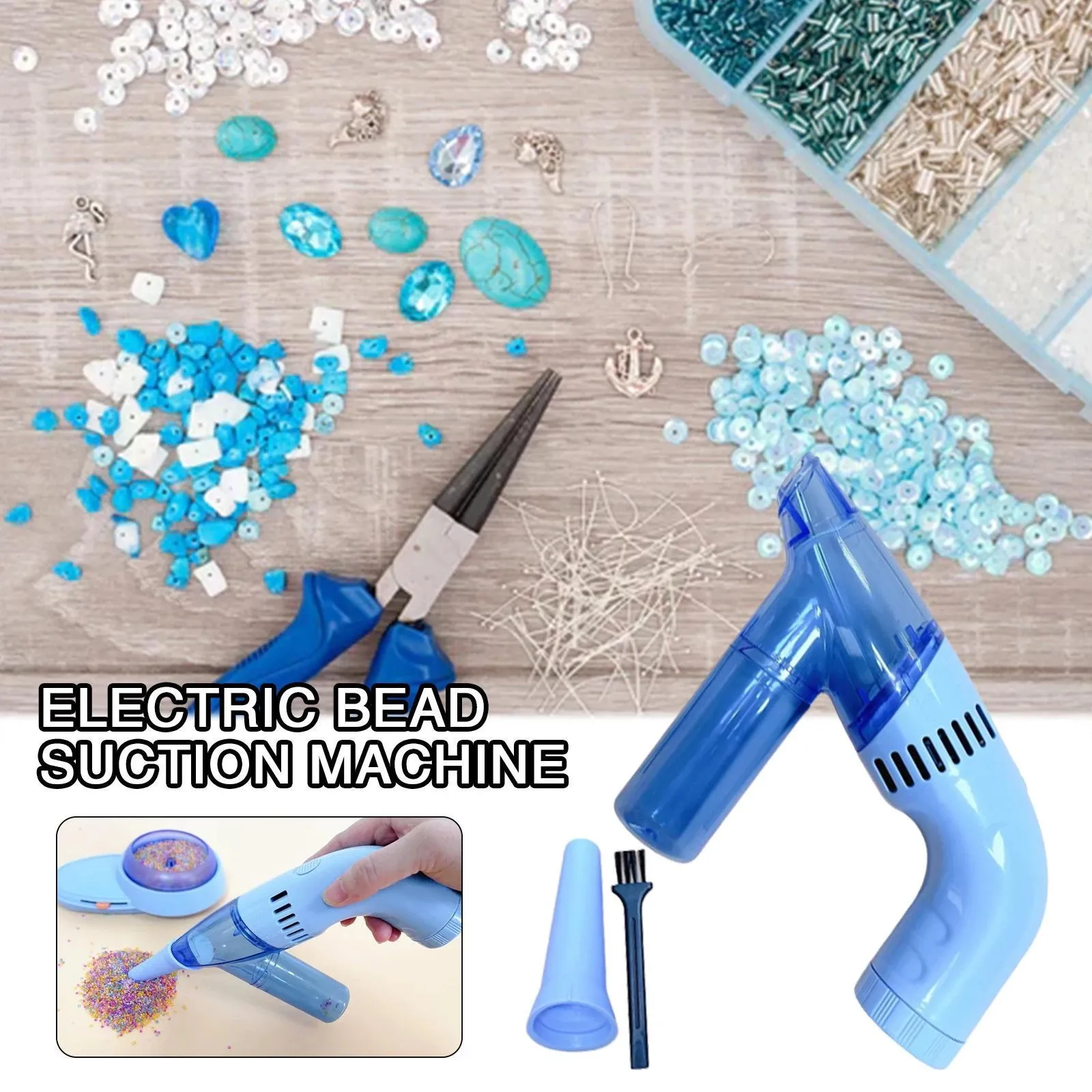 

Ручной Мини-пылесос с деревянными бусинами для очистки риса