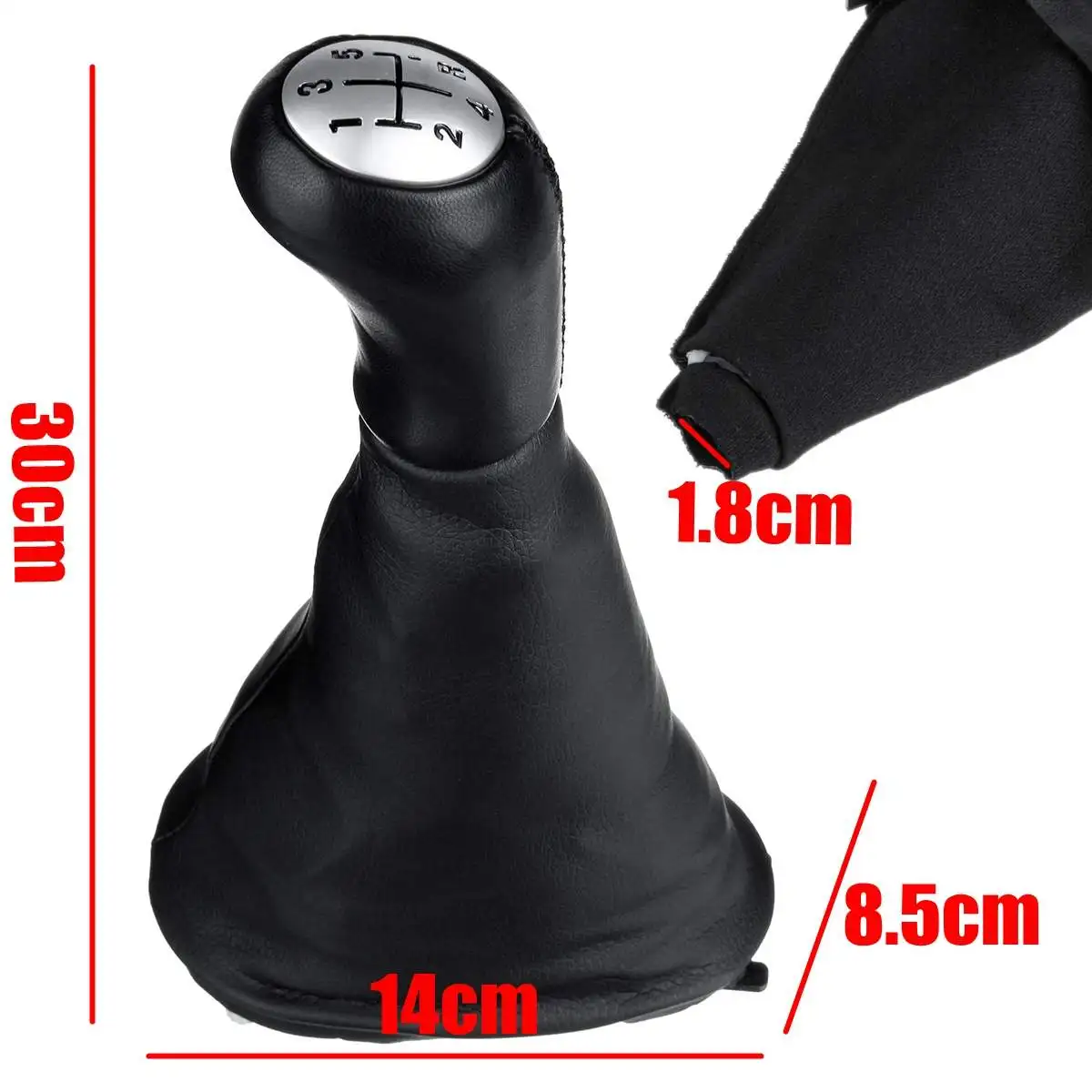 Ручка рычага переключения передач 5 скоростей с чехлом для чехла багажника