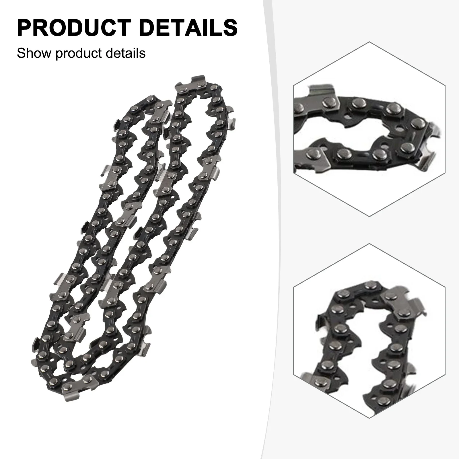 12in Chainsaw Saw Chain 3/8 1.3 44 For Ms170 Ms171 MS192 MSE140 Garden Animals Lawn Mower String Trimmer Parts Accessories