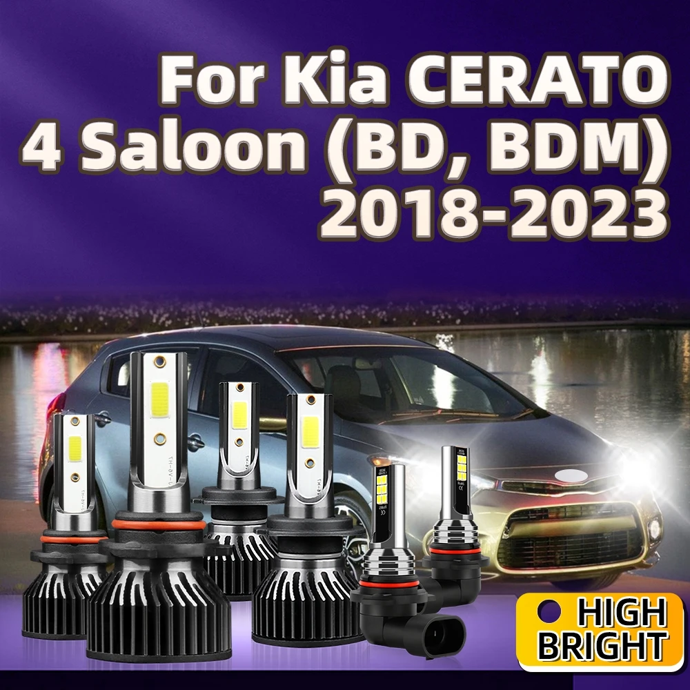 

130W LED Lamp HB3 H7 Car LED Headligh HB4 Auto Fog Headlamp Kit For Kia CERATO 4 Saloon (BD BDM) 2018 2019 2020 2021 2022 2023