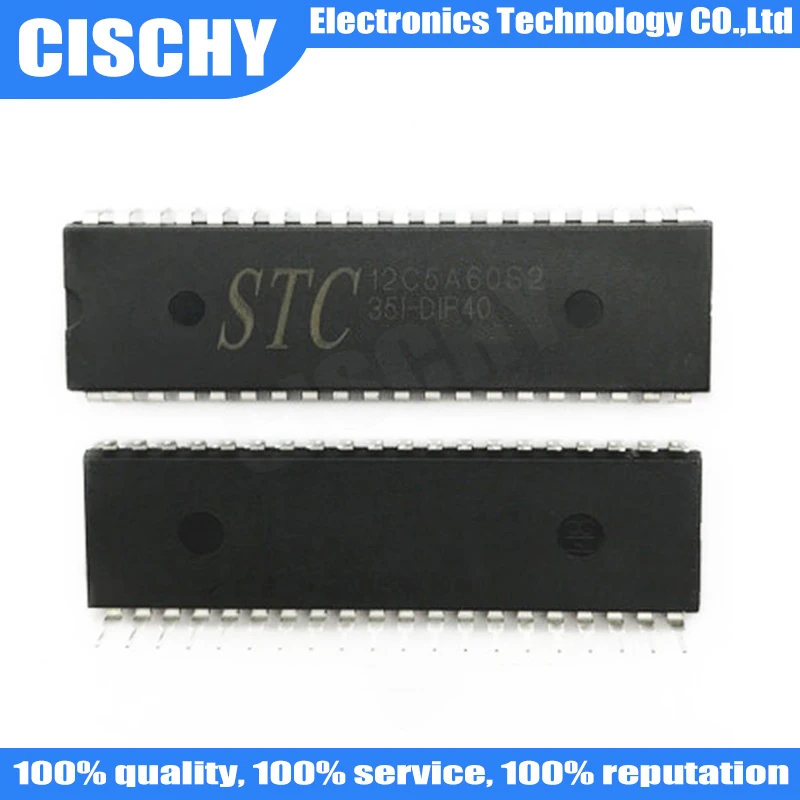 

1 шт./лот STC12C5A60S2-35I-PDIP40 STC12C5A60S2 DIP-40 на складе