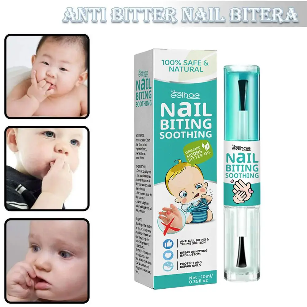 

Anti Nail Biting Polish Protection Children Stop Bitting Quit Nail Bitter Bad Water Fingernail Oil Non-Toxic Healthy Kids H V7S6