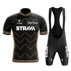 Трикотажный комплект для велоспорта STRAVA, летняя одежда для велоспорта, униформа для горных велосипедов, мужской костюм для велоспорта, 2022