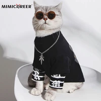 cat clothes spring autumn thin section dog t shirt fashion style cutes kitten puppy cotton shirt pet clothing supplies