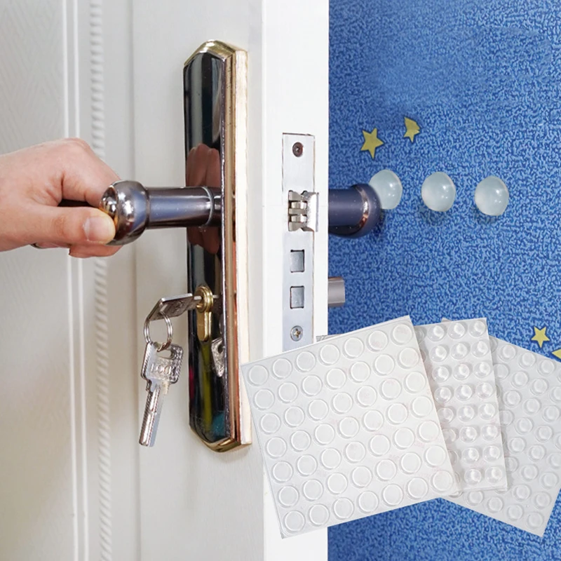 

Самоклеящиеся прозрачные силиконовые резиновые накладки для мебели, Резиновые опорные накладки, бампер для шкафа, защитные накладки для стену