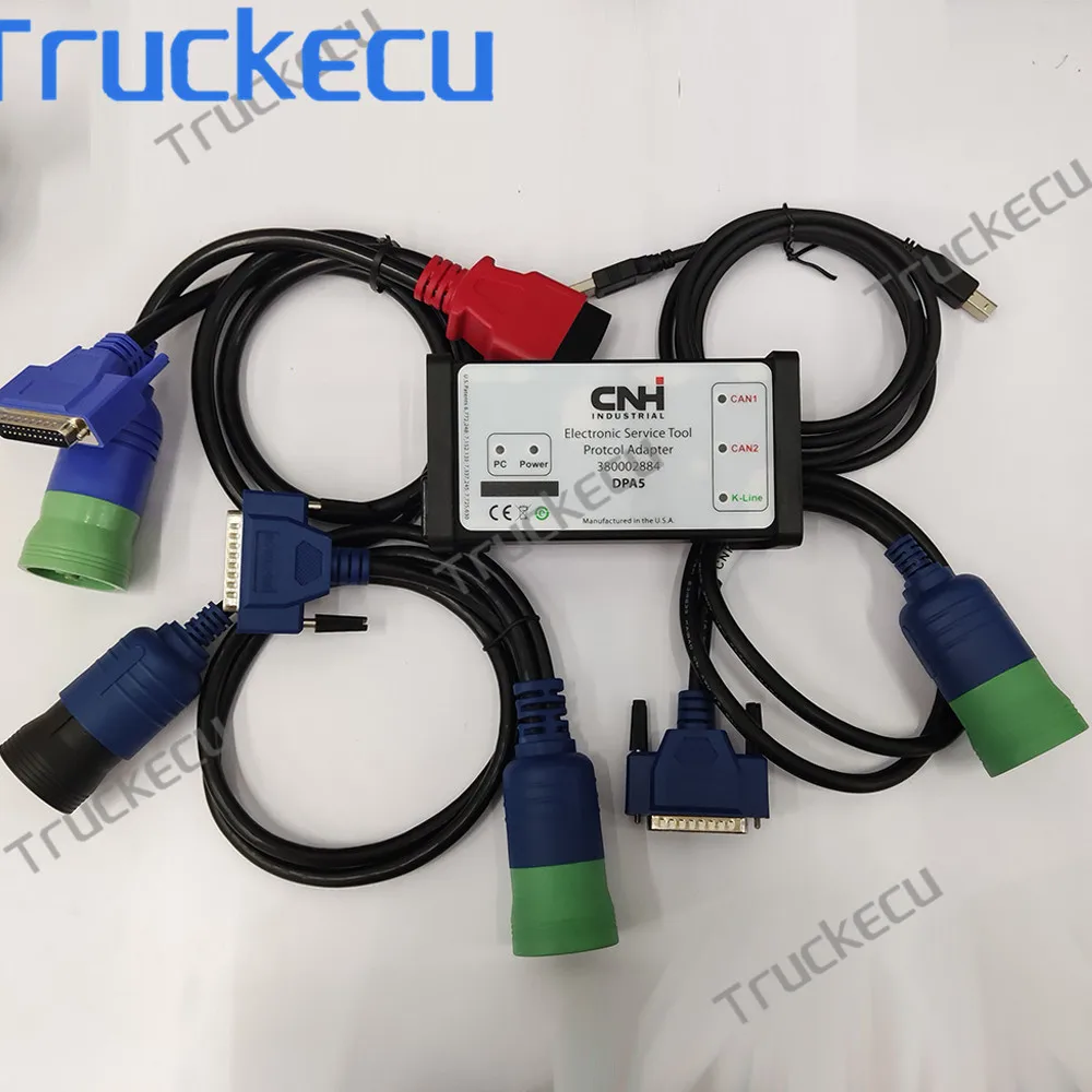 

V9.4 For CNH DPA5 CASE tractor truck diagnostic tool For New Holland Electronic Service Tool With 6+9PIN OBD+9pin K-LINE