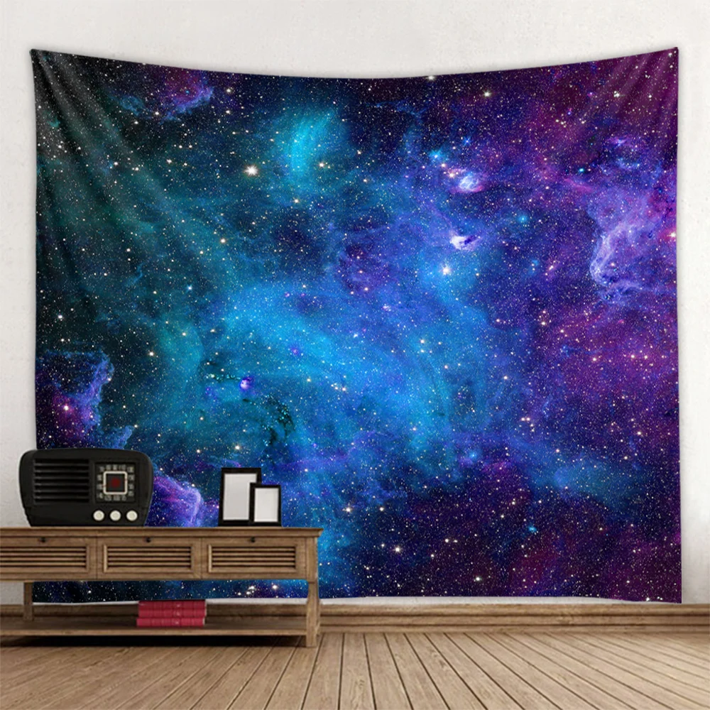 

Starry Sky Tapestry Galaxy Universe Home Decoration Art Wall Hanging Room Wall Decoration Blanket Hippy Kawaii Background Fabric