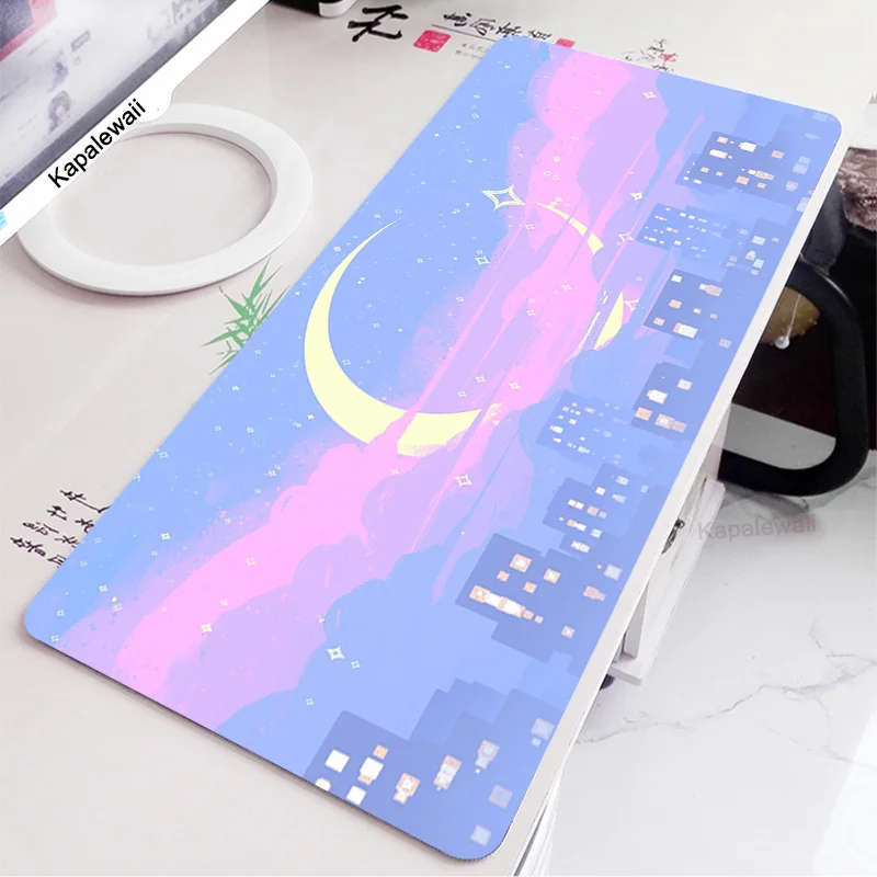 

90x40cm Mousepad for Landscape Laptop Gamer Mousepad Gaming Mouse Pad Large Mouse Carpet Locking Edge Keyboard 70x30 cm Deak Mat