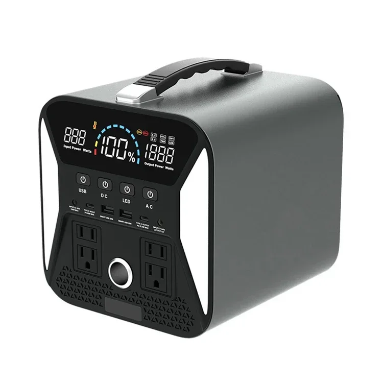 Портативная электростанция 500 Вт с батареей 135200 мАч для хранения энергии уличный