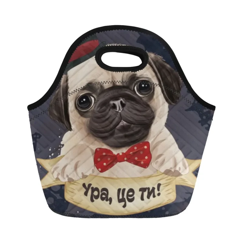 

Selling Crazy Yikeluo Cute Pug Animals Print Makeup Bag Zipper Multi Functional Female Travel Pouch Small Women Ladies Cosmetic