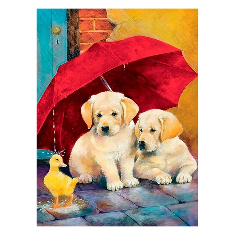 

Набор для алмазной живописи «сделай сам» с собакой