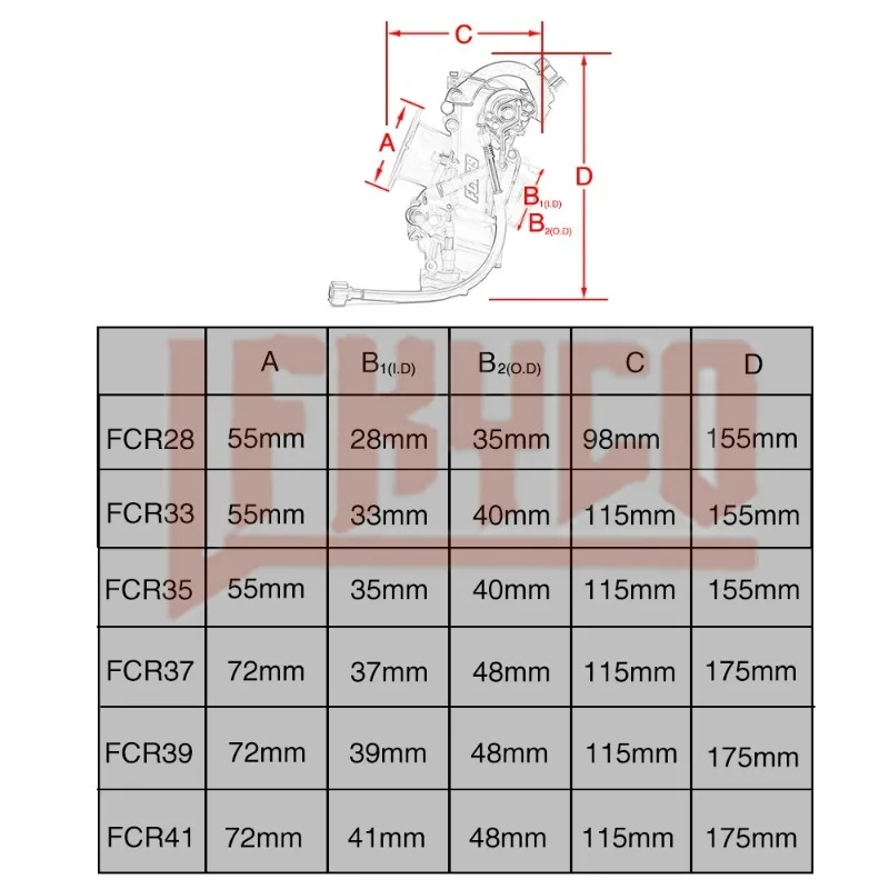 Фото Карбюратор мотоцикла FCR 28 33 35 37 39 41 для CRF 450 650 KLX450 YZ450F DR650 WR 400 450 FS450 300CC до 650CC Модифицированный карбюратор №5