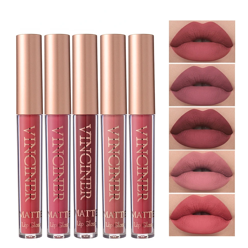 

Sdatter 12 Color Lip Glaze Velvet Matte Liquid Lipstick Waterproof Non-stick Cup Lasting Lip Gloss Sexy Lip Tint Makeup