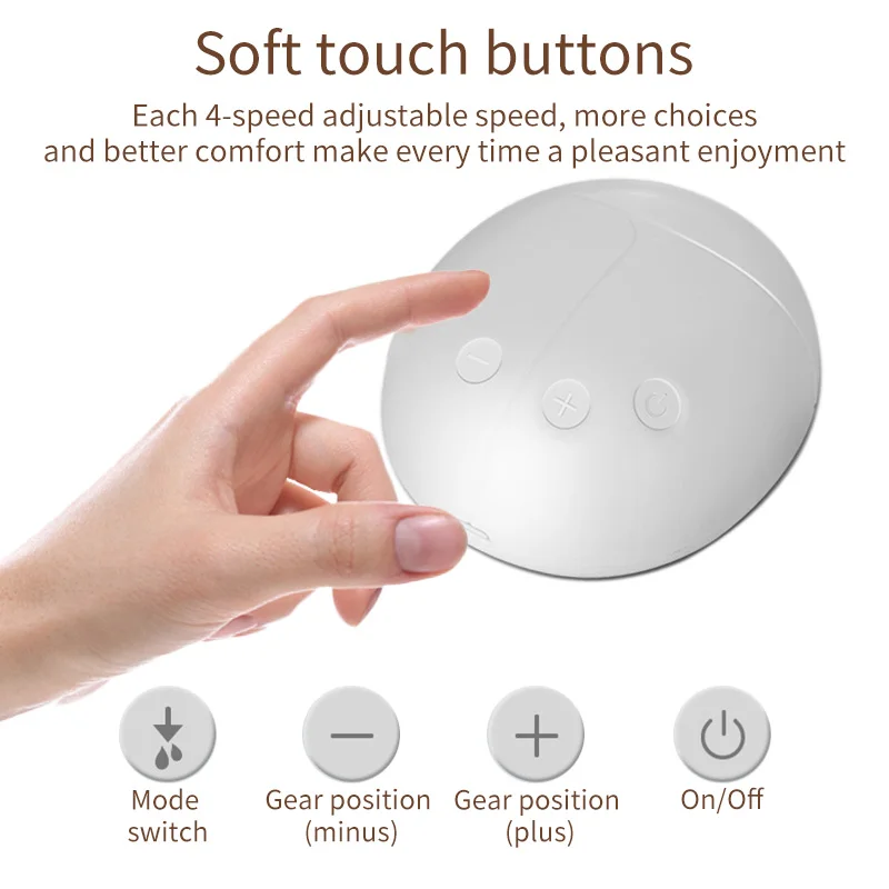 Electric Breast Pump Electric Breast Milk Extractor USB Powered with Baby Milk Bottle Baby Powerful Breast Feeding Accessories