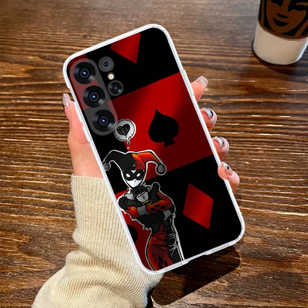 Прозрачный чехол для телефона Samsung Galaxy A54 A55 A7 A71 A72 A73 F23 M23 M54 F54 A51 A52S A53 Clear Cover JC-21 Harley