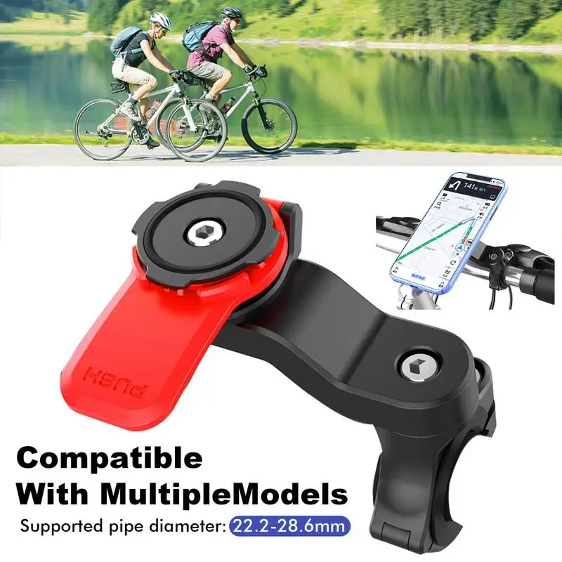 

Motorcycle Cellphone Holder anti Shaking lock Mobile Phone Bracket Universal 360 degree Adjustable motorbike Cellphone Holder