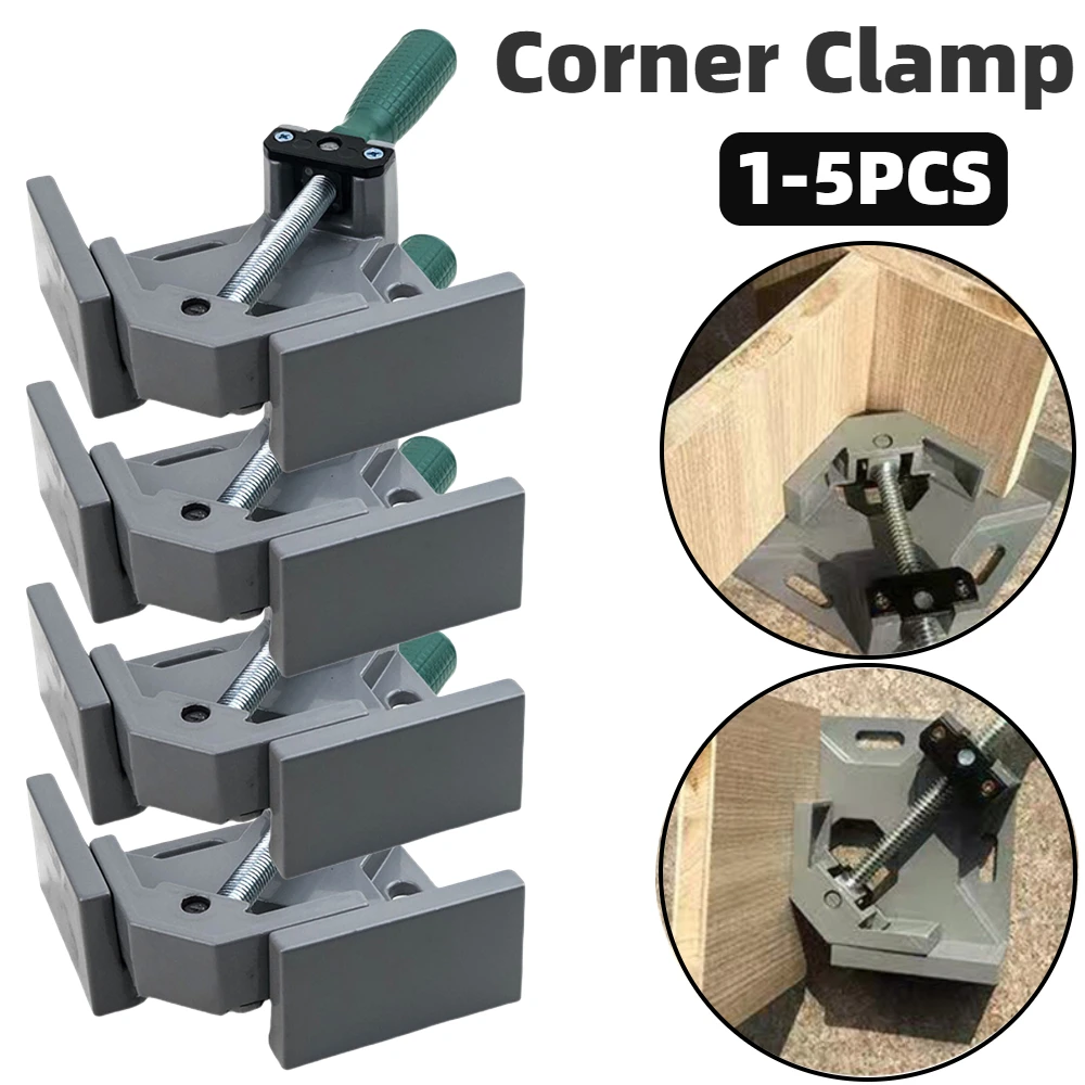 90 Degree Right Angle Clip Clamp Picture Frame Corner Clamp Right Angle Welding Woodworking Clamping Tool Aluminum Corner Clamp