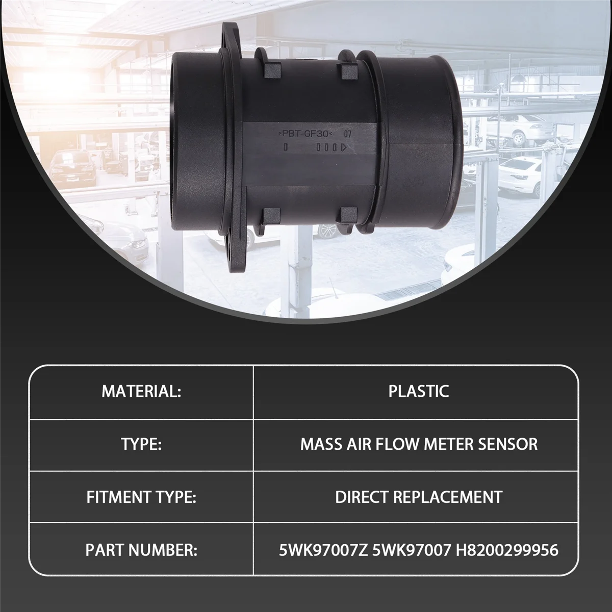 5WK97007Z автомобильный датчик массового расхода воздуха для Nissan Micra Renault Suzuki 5WK97007 H