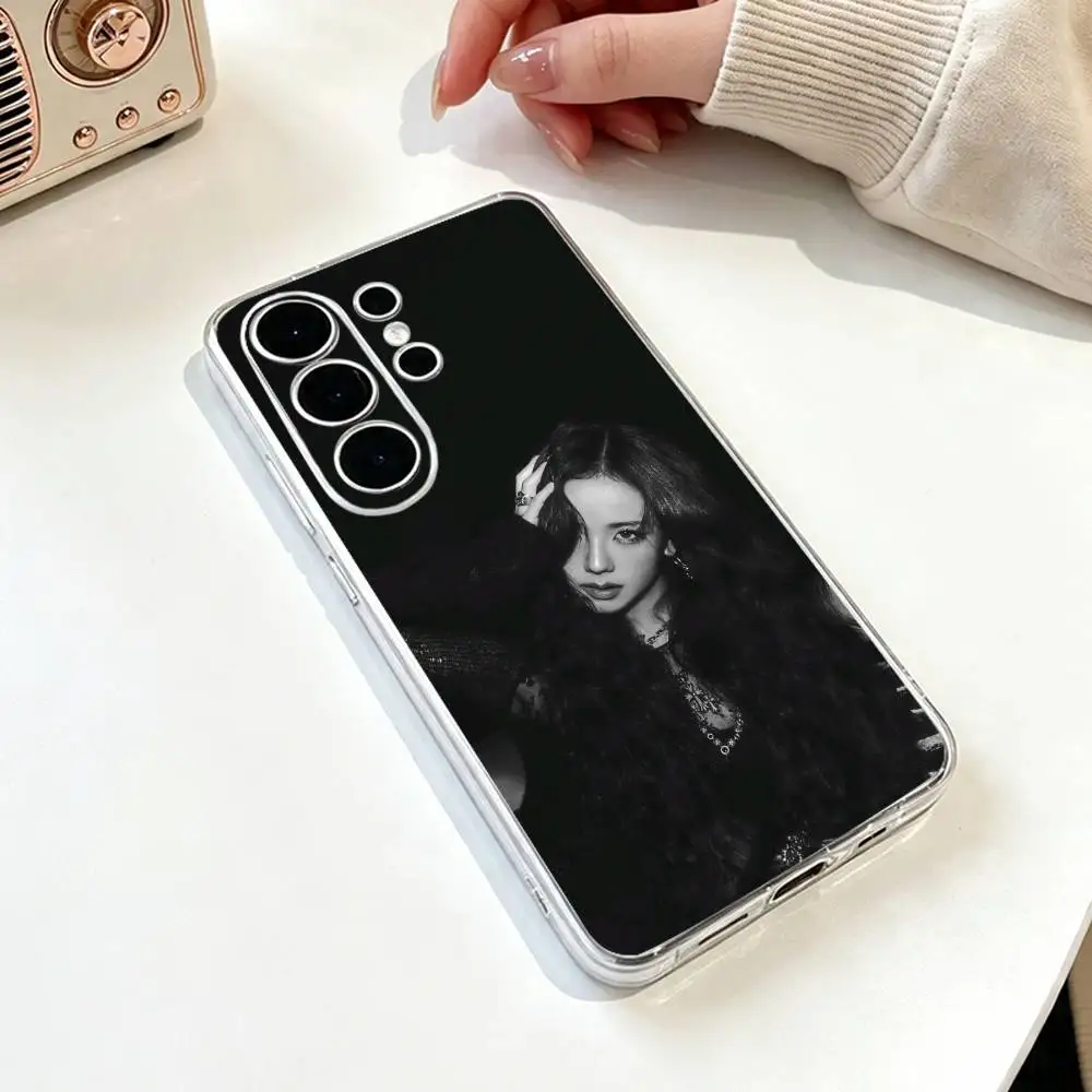 Фото K-Kpop K-Kim J-Jisoo Прозрачный силиконовый мягкий чехол для телефона Samsung S25, S24, S21, S22, S23, S30, Ultra, S20, Plus, Fe №3