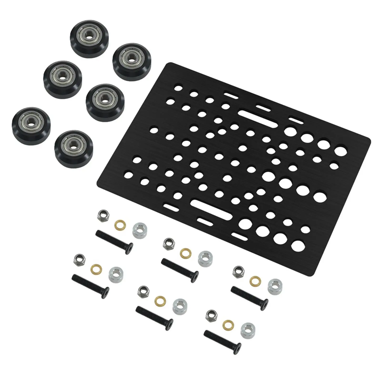 

20 to 80mm v Gantry Plate 3d Printer Parts for CNC Machine Part with Small V Wheel 3d Printer