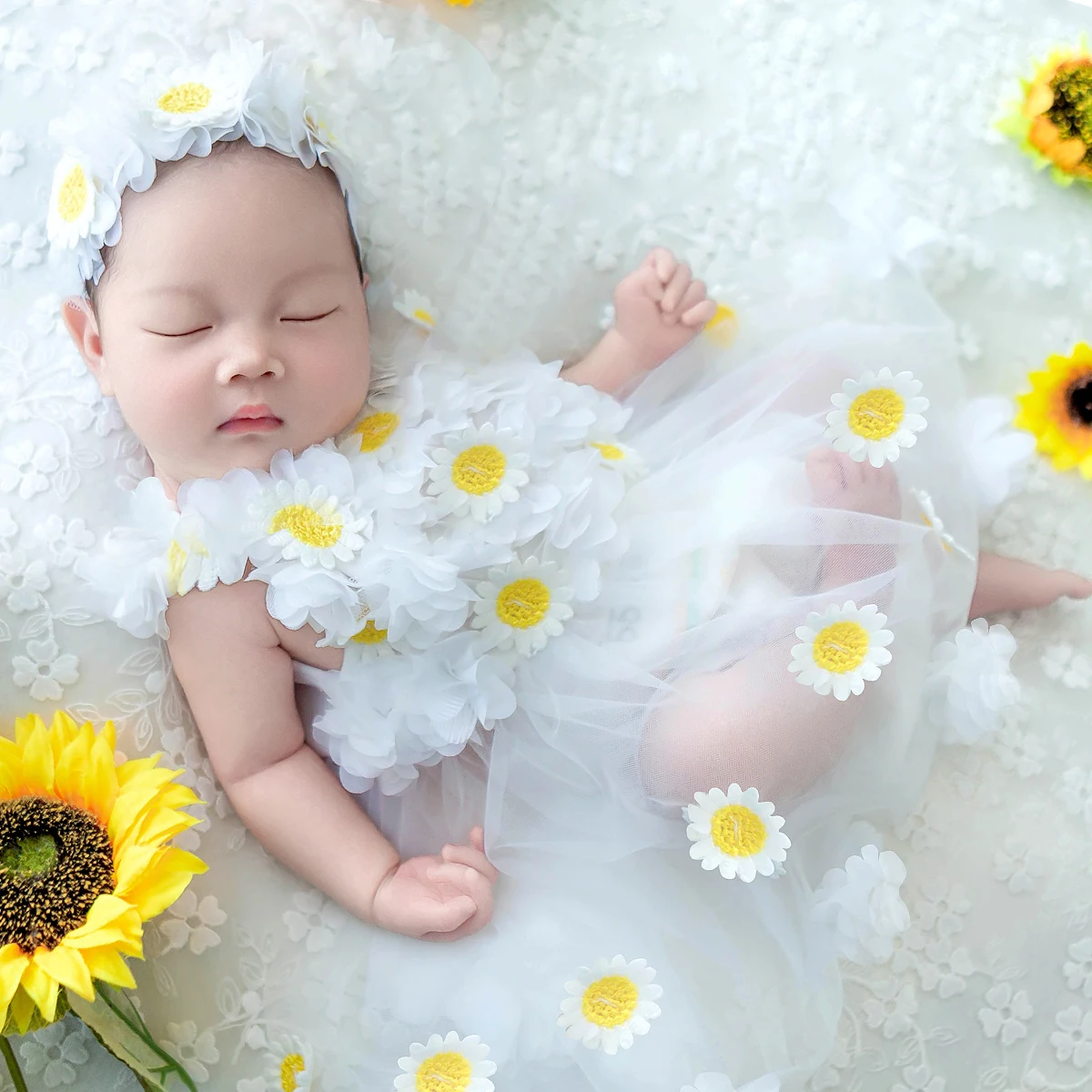 Наряд для маленьких девочек с цветочным узором от Ylsteed В комплект входят банкет и