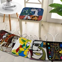 picasso jacqueline and flowers art sofa mat dining room table chair cushions unisex fashion anti slip cushion pads