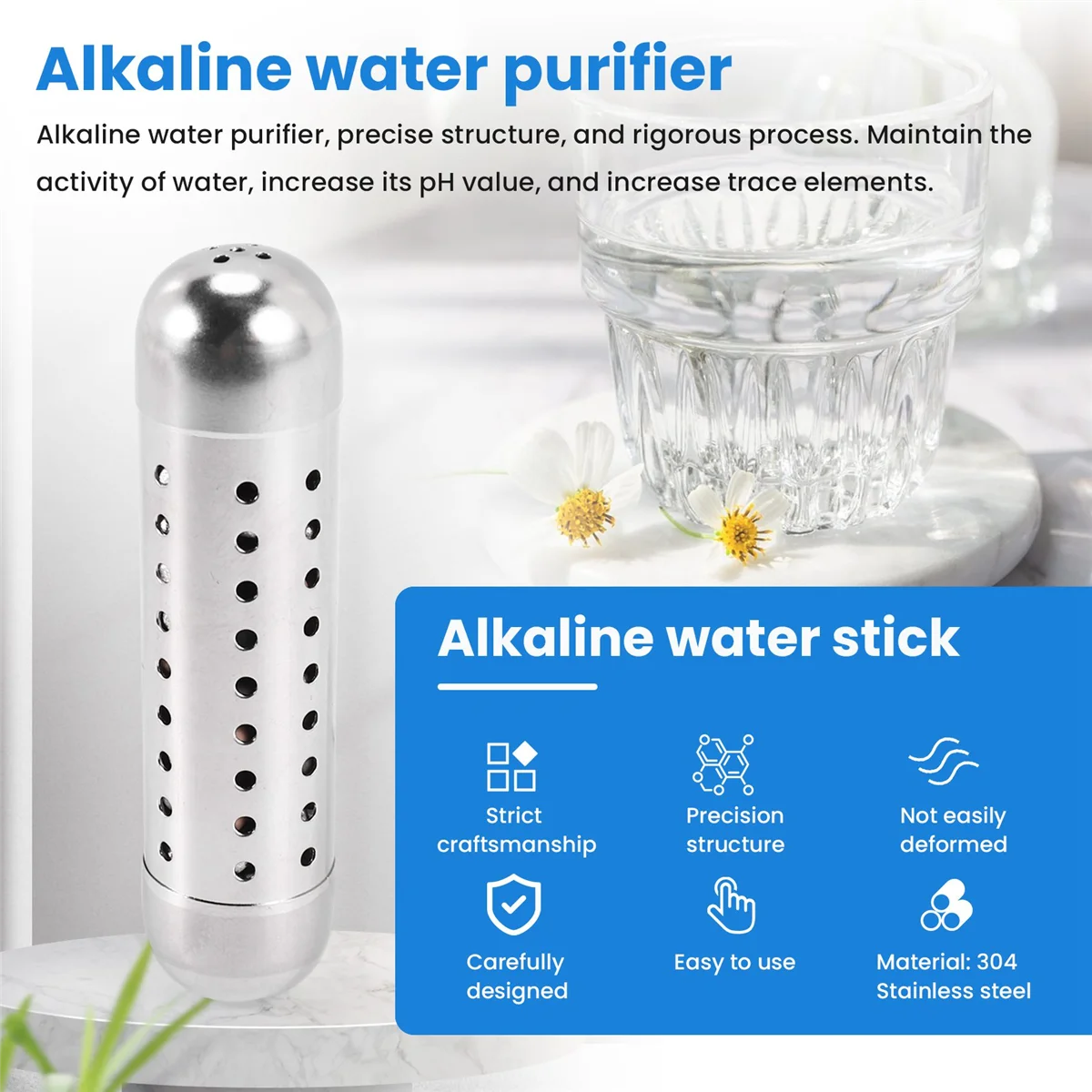 Очиститель Ионизатор Stick Raise Ph Структурированная вода щелочной воды Палочки для