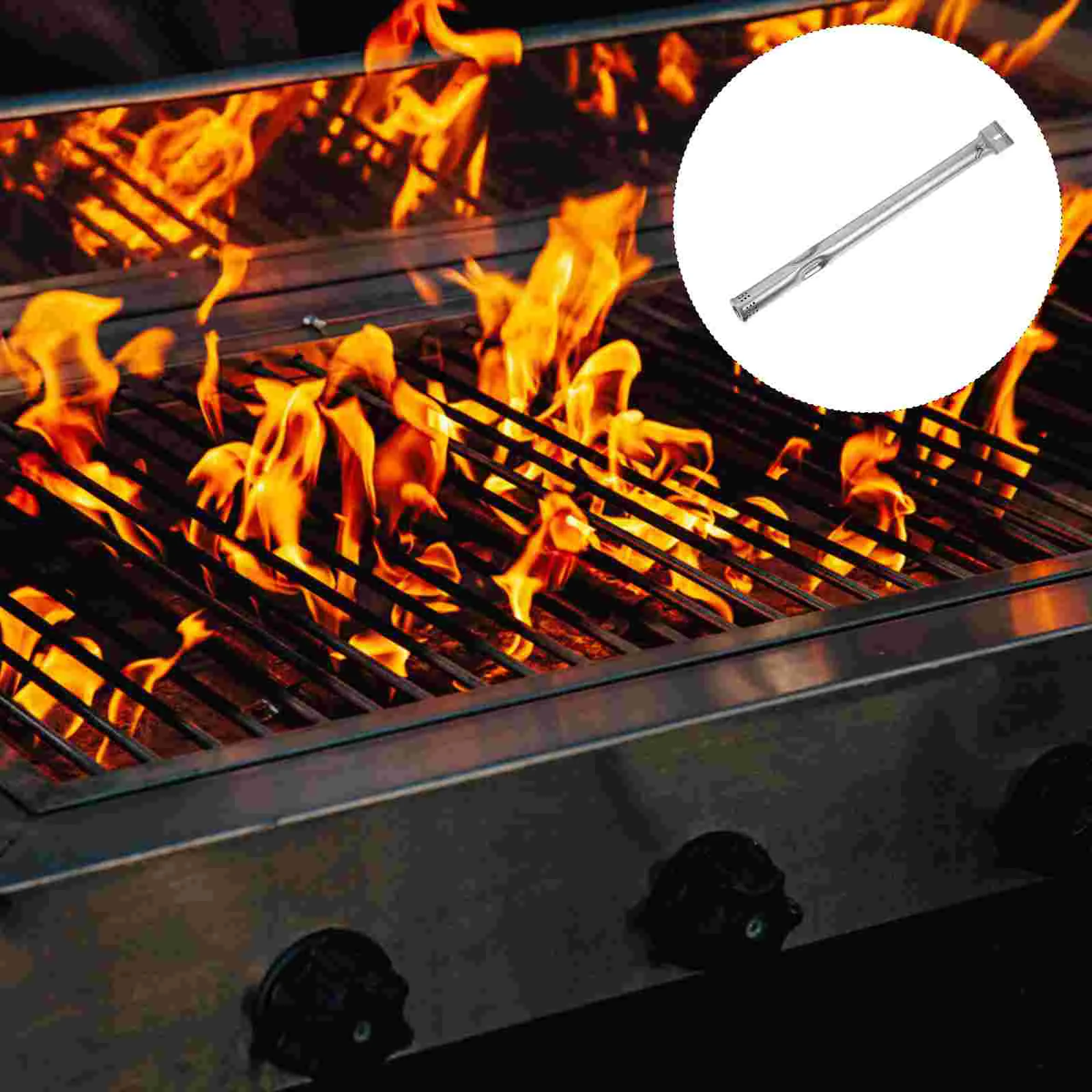 

Oven Hot Plate Gas Grill Burner Tubes BBQ Replacement Parts Outdoor Home Accessories
