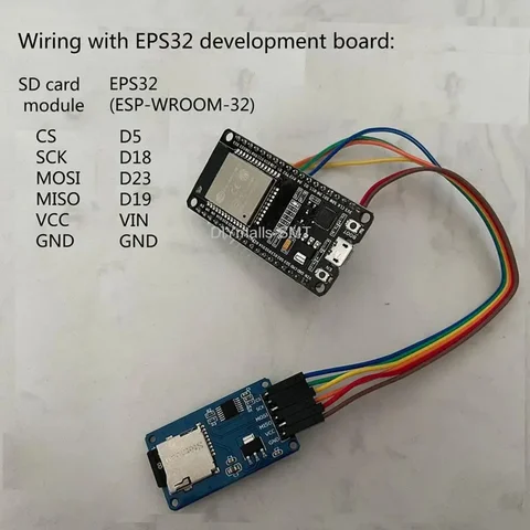 5 шт. модуль SD-карты Mini TF Card Reader Writer Sensor + 40P кабель Dupont между мужчинами и женщинами для Arduino Mega2560 Nano ESP32