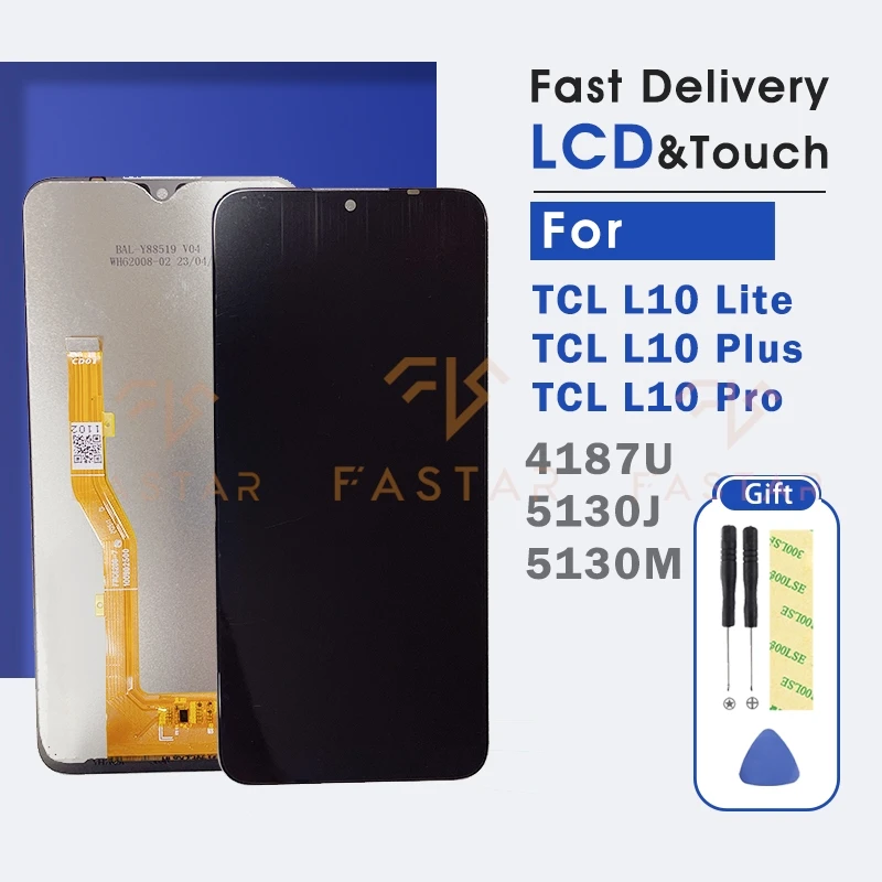 5130 6 22 дюйма протестированный ЖК-дисплей для TCL L10 Lite Plus Pro дисплей 4187U 5130J 5130M